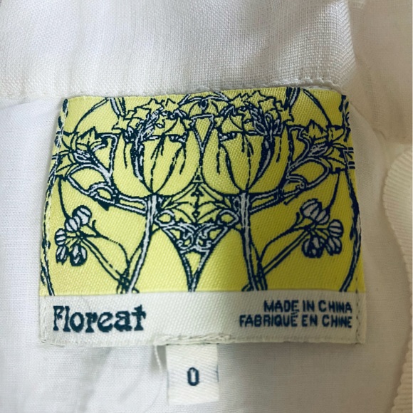 Anthropologie "Around the World” by Flores Sz 0 fully lined Cotton Women’s Dress - Picture 6 of 8